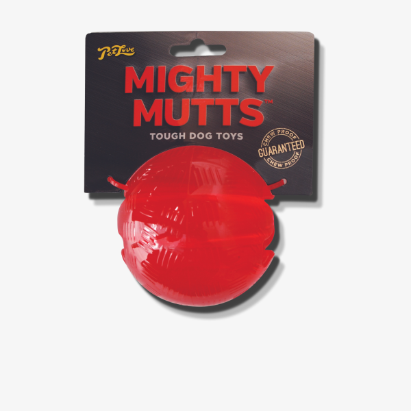 Pl Mighty Mutts Rubber Ball-l