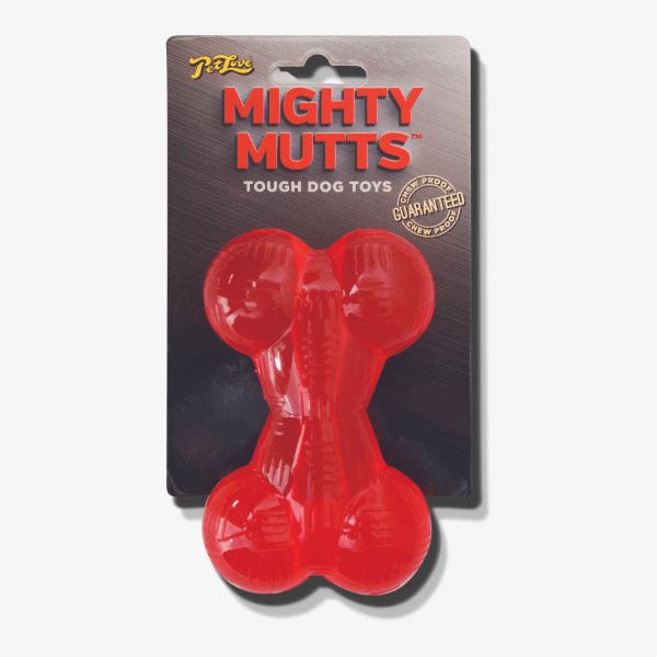 Pl Mighty Mutts Rubber Bone-m